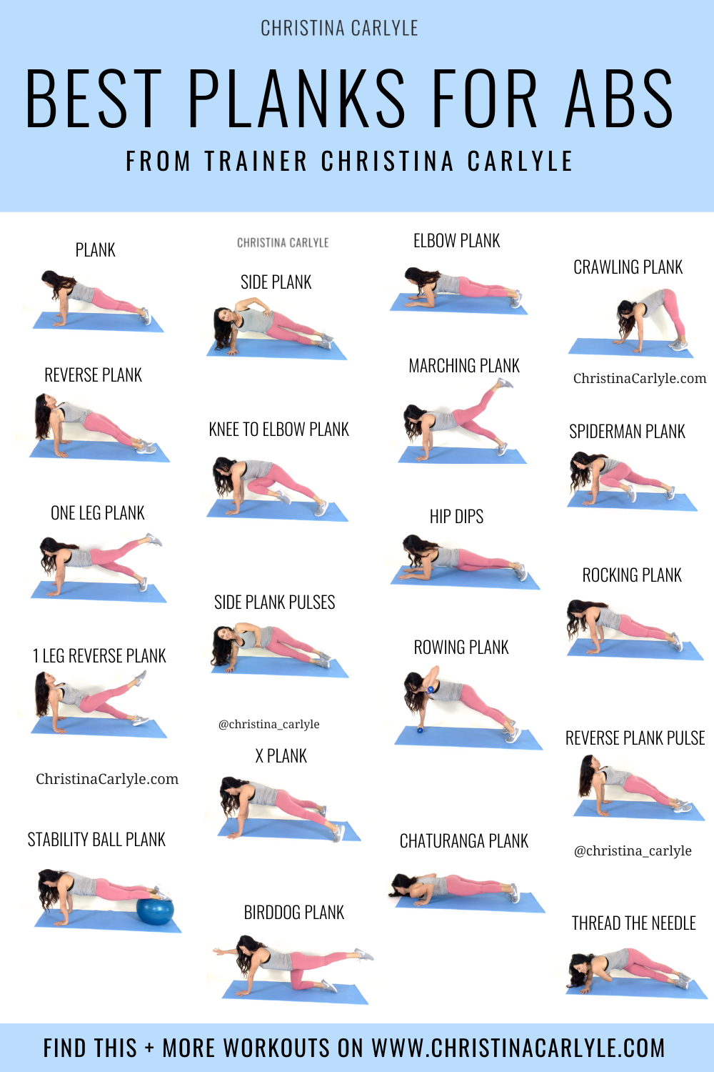 Planks For Abs Plank Exercises Benefits Christina Carlyle