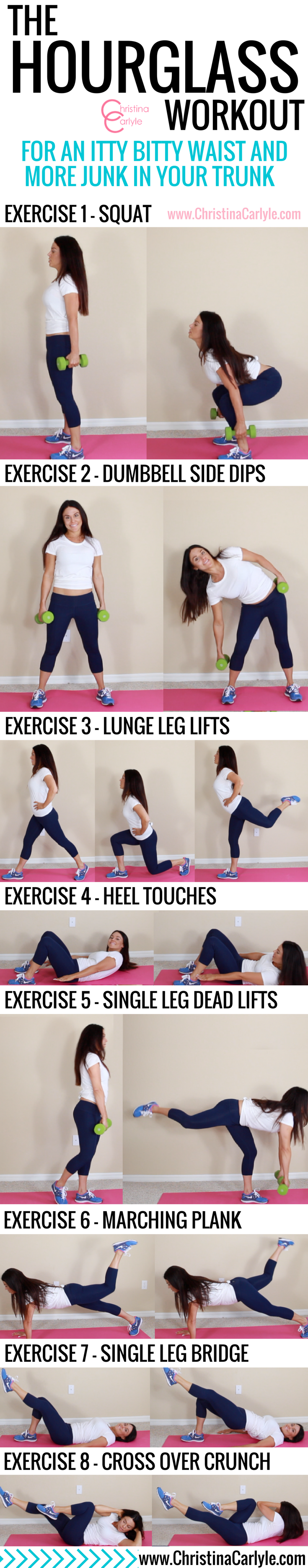 workout hourglass body