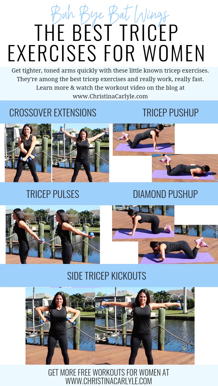 Tricep Exercises For Women That Want Tight Toned Arms Christina Carlyle 4805