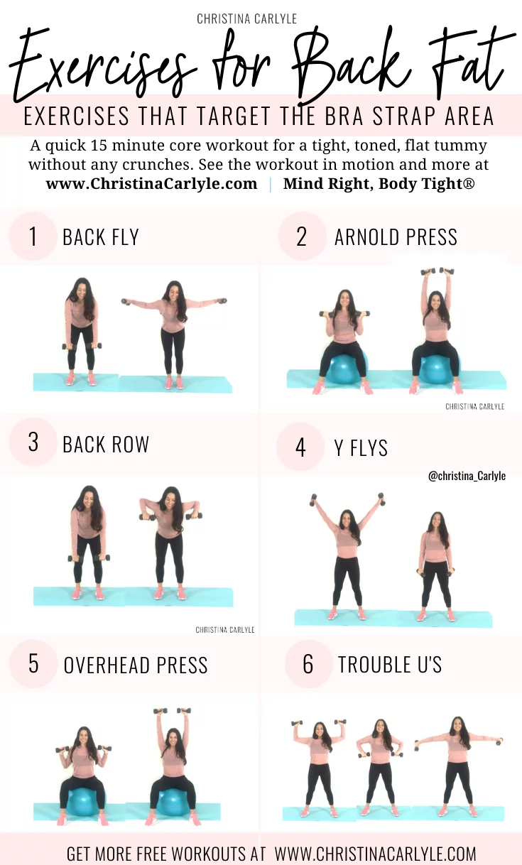 Upper Body Workout to Tone Back & Arms in 15 minutes - Christina Carlyle
