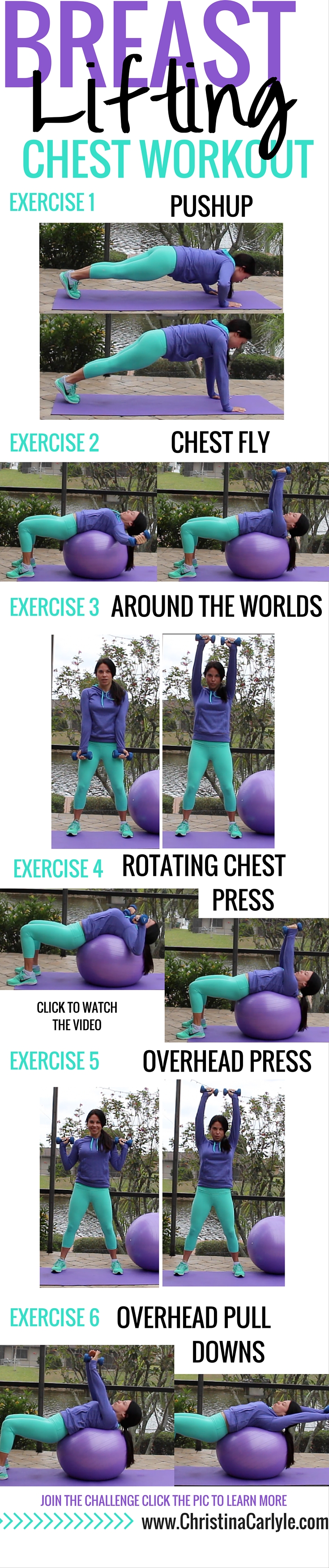 Breast lifting chest workout for women