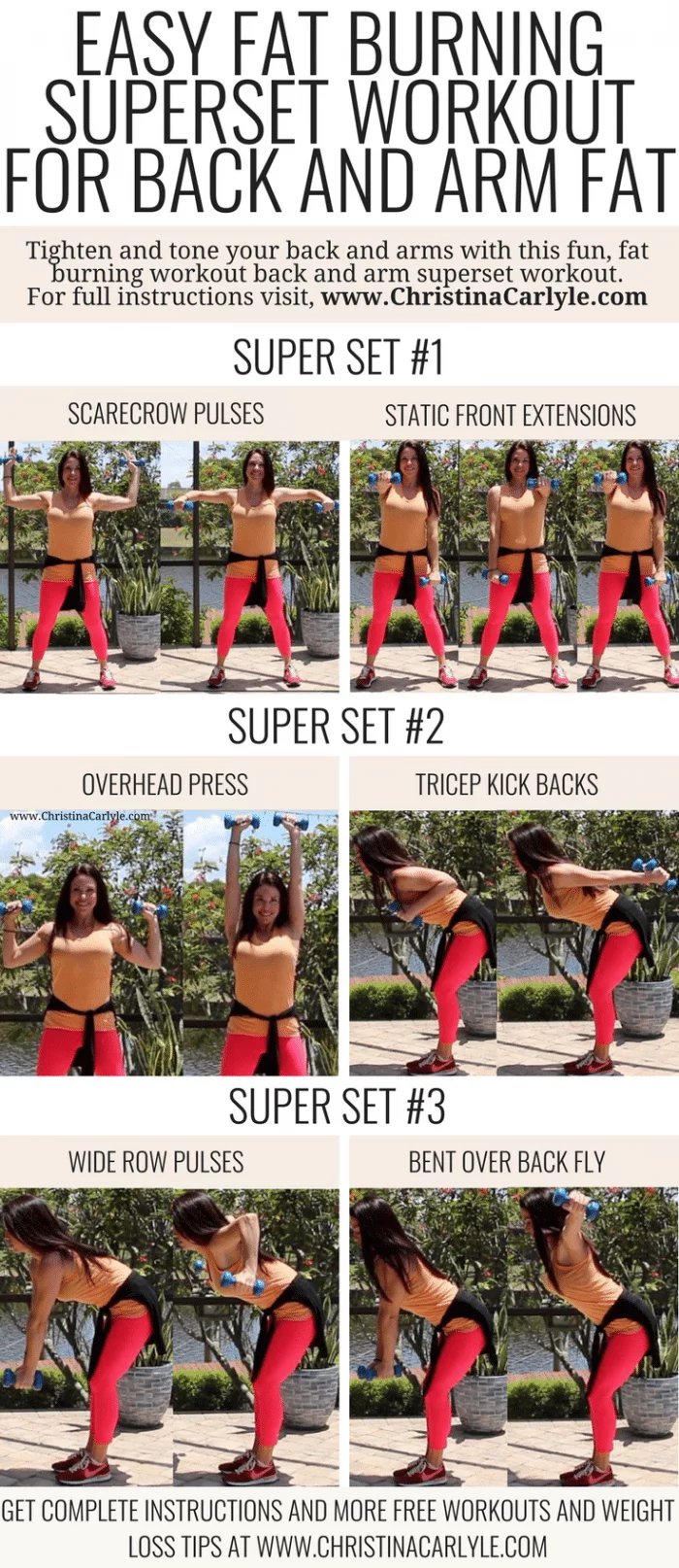 4 Fun Fat Burning Superset Workout Routines for Women