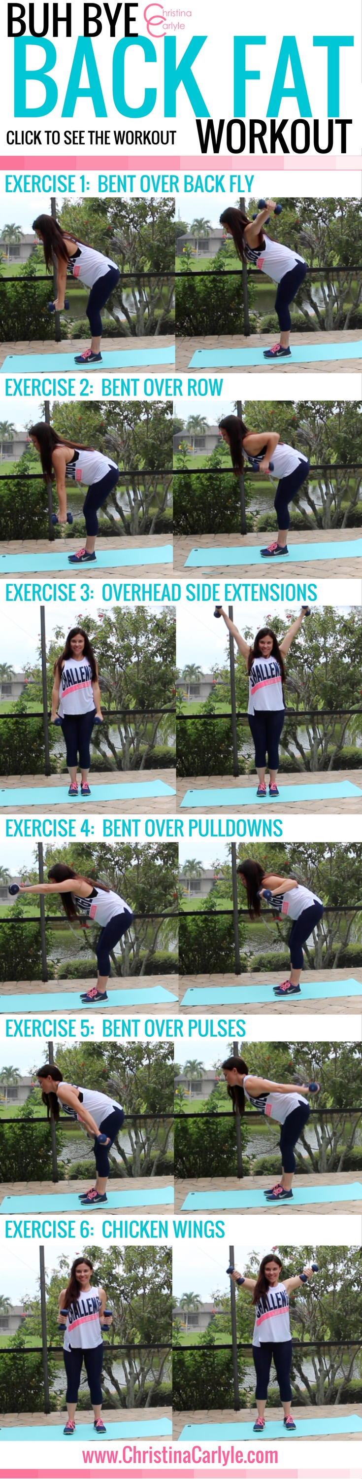 Workouts for women - Exercises for Back Fat