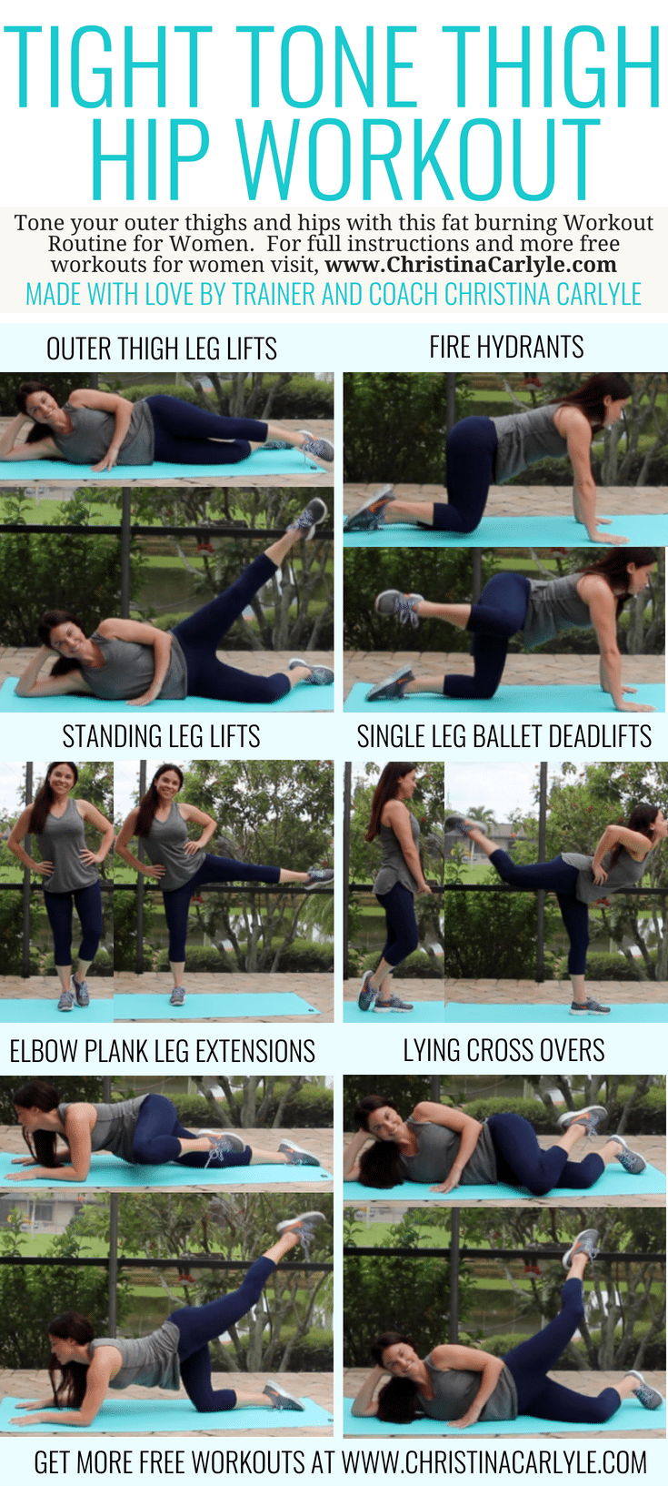 Workout for Women Outer Thigh Exercises that Burn Thigh Fat