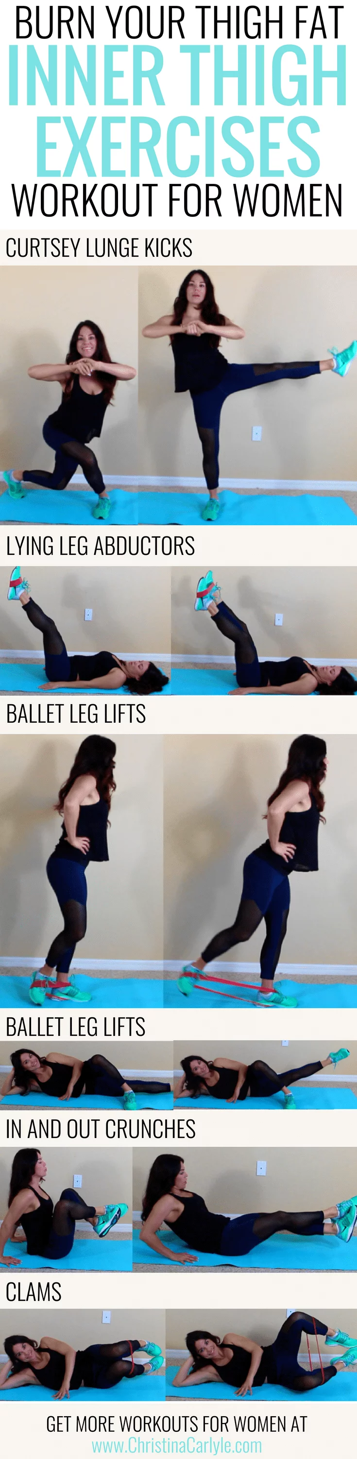 Inner Thigh Burn workout - Beautiful to the Core