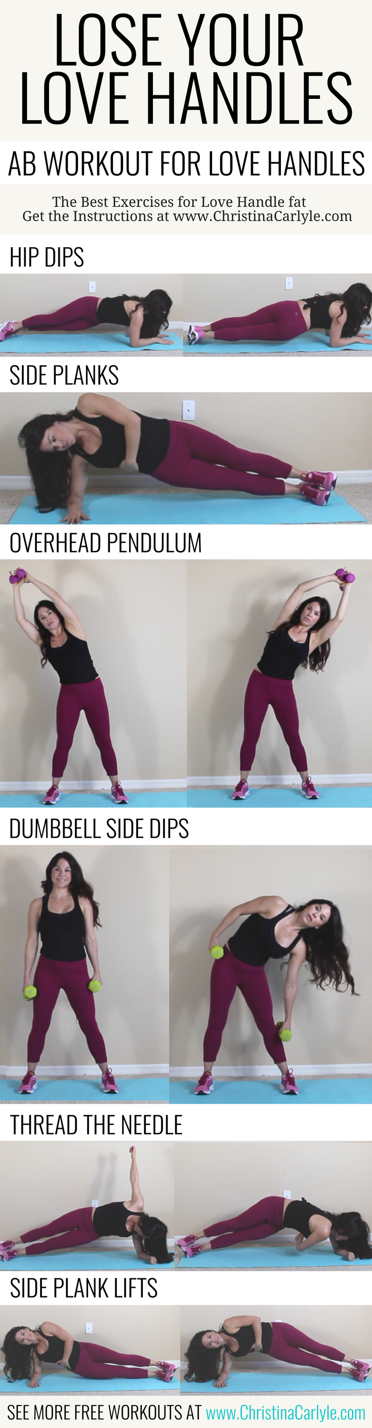 Love Handle Exercises | Christina Carlyle