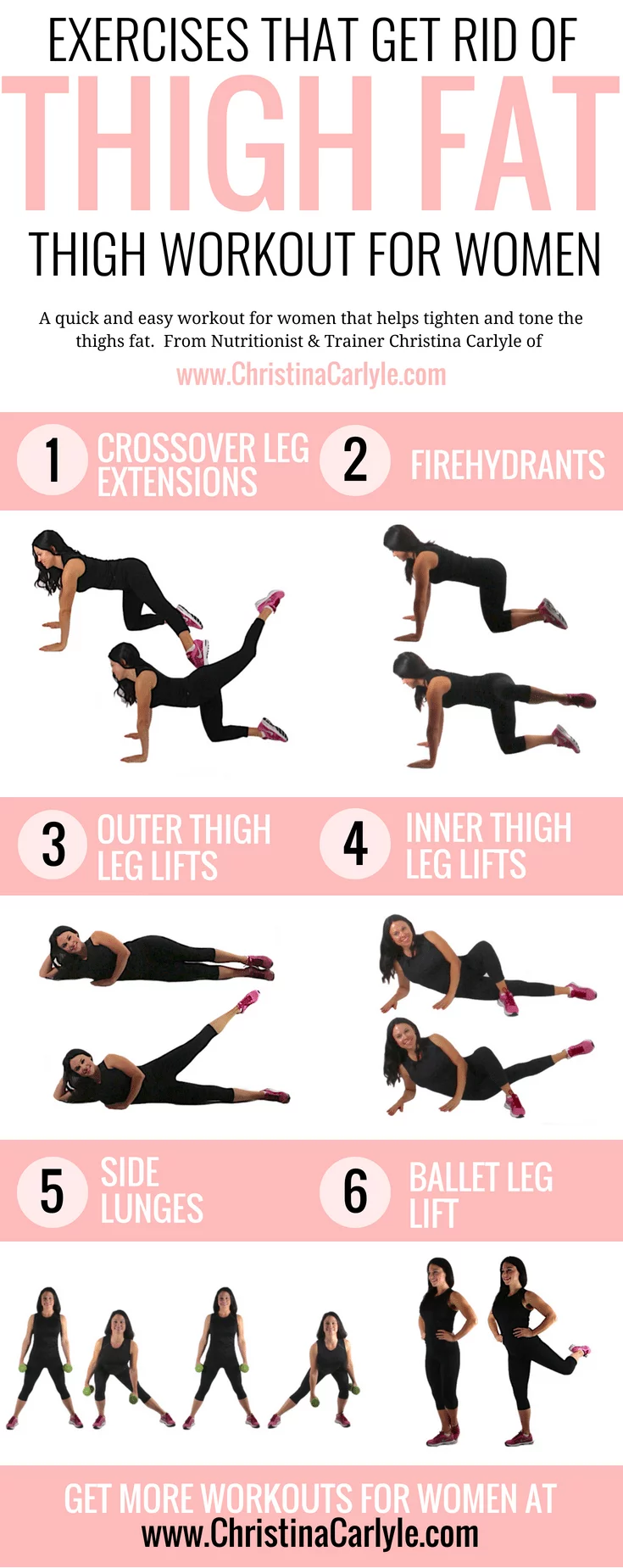 How To Get Rid Of Thigh Fat Workouts - WorkoutWalls