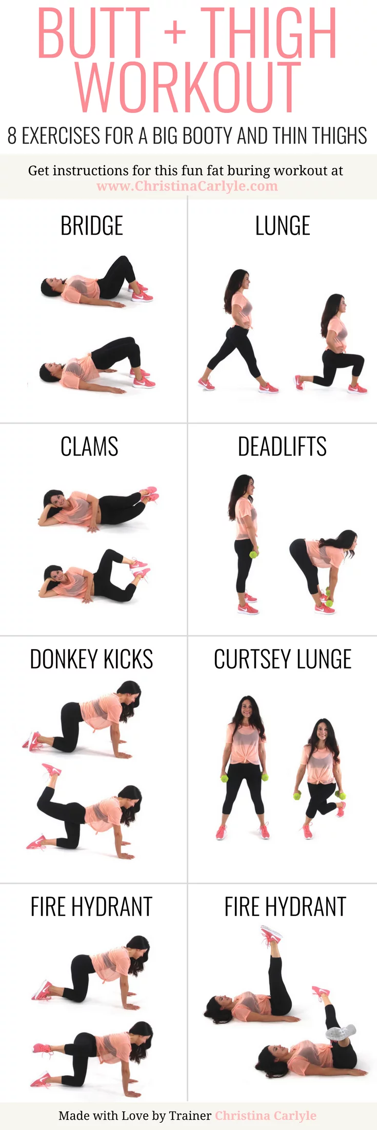 Butt and Thigh Workout | Christina Carlyle
