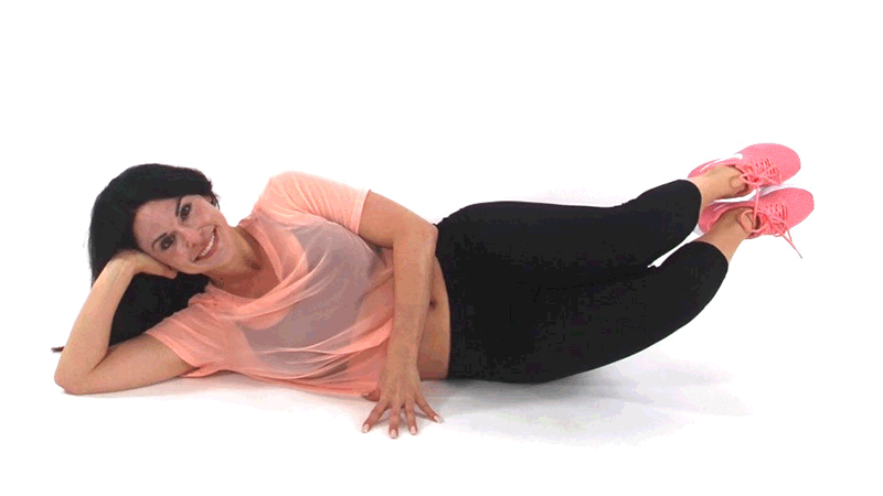 Clam Thigh Exercise done by Christina Carlyle