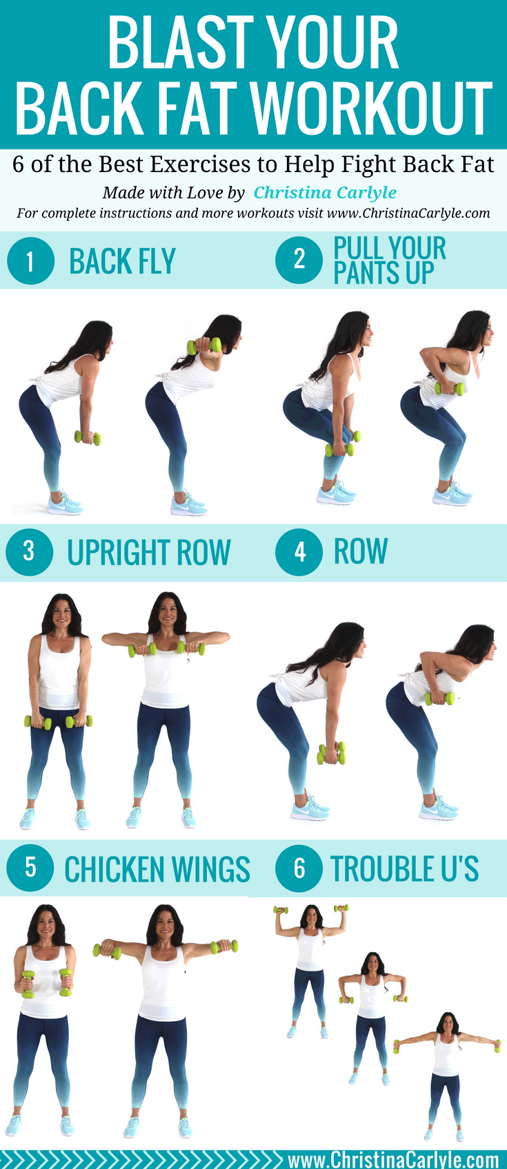 Back Exercises with Dumbbells for Women wanting a Toned Back