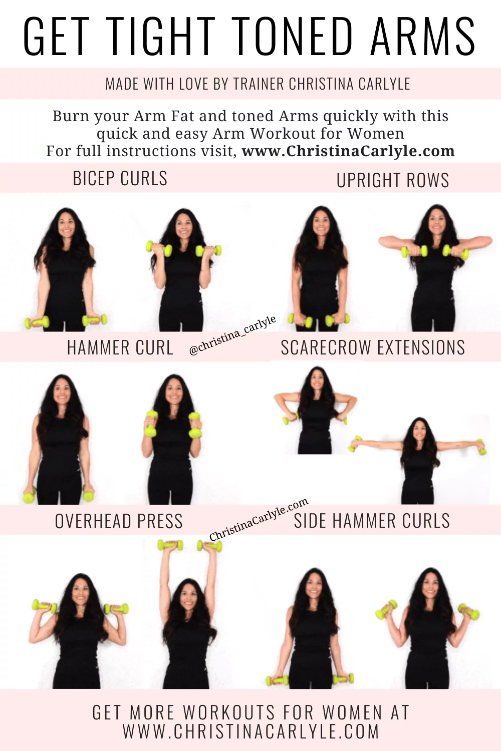arm exercises for women before and after