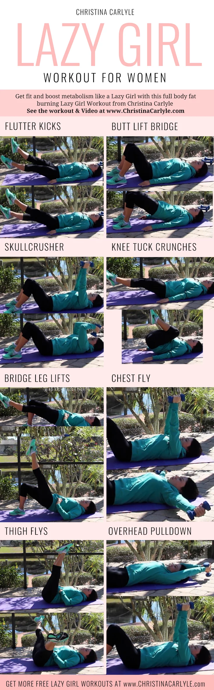 A Lazy Girl Workout That Makes Getting Fit Feel Effortless Christina