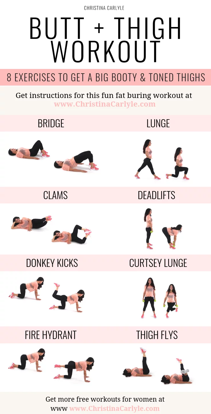 An Easy Butt And Thigh Workout For A Bigger Butt And Toned -7252