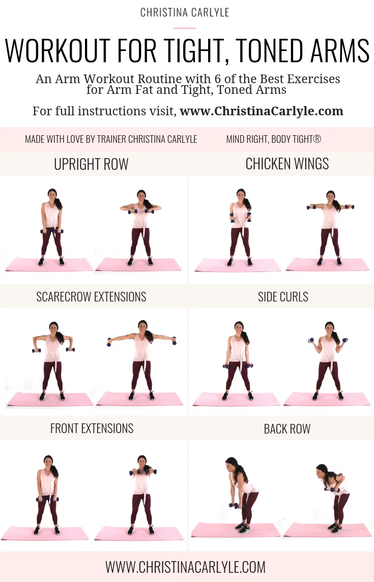 Quick Fat Burning Arm Workout for Tight, Toned Arms - Christina Carlyle