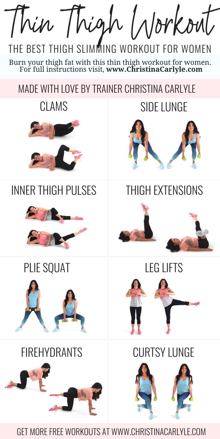 Thin Thigh Workout | The best fat burning thigh exercises