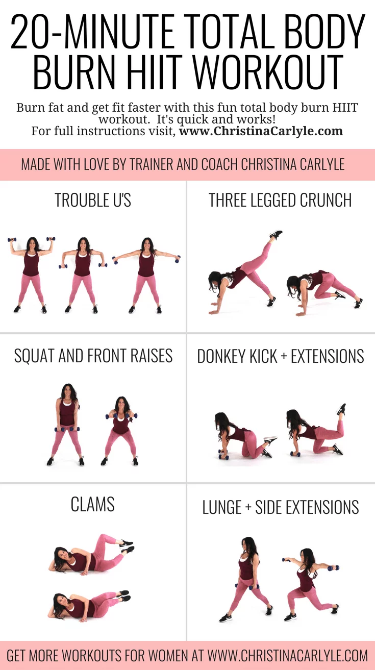 HIIT Workout for Women that Burns Fat & Tones the Full Body