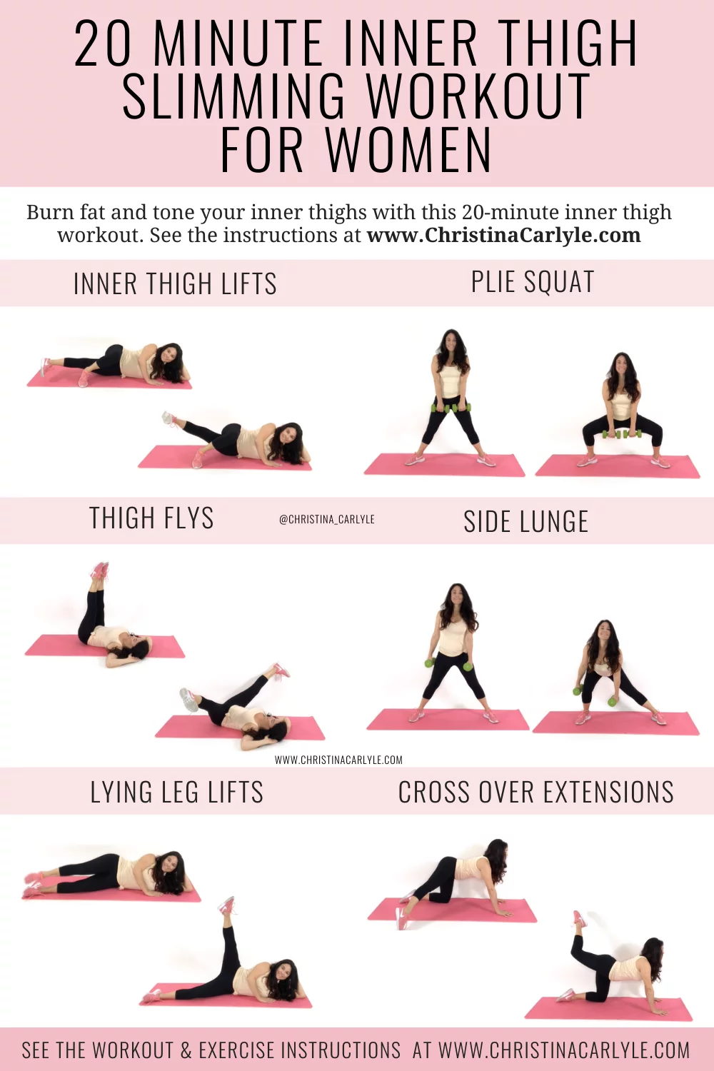 Minute Inner Thigh Slim Down Workout For Tight Toned Thighs
