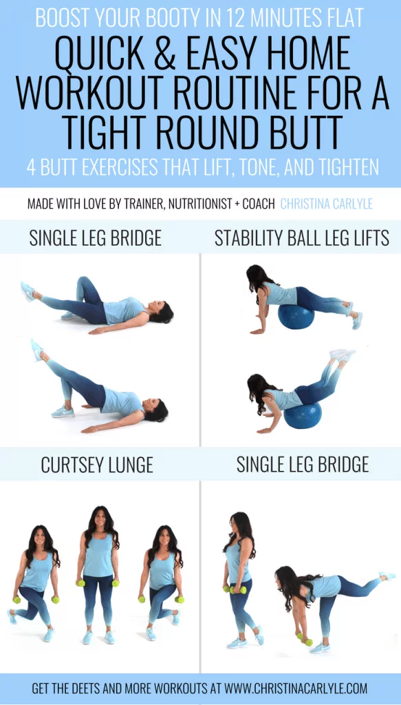 Fat Burning Butt Workout Easy Aerobic Butt Exercises For A Tight Toned Butt