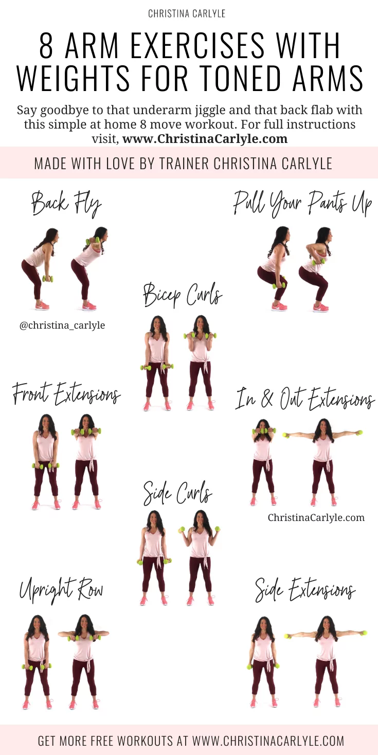9 Dumbbell Arm Workout To Tone and Strengthen  Arm workout routine,  Dumbbell arm workout, Arm workout