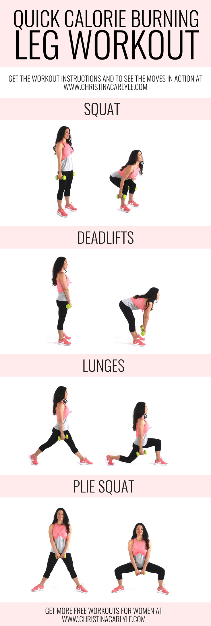 Quick Calorie Burning Leg Workout Christina Carlyle