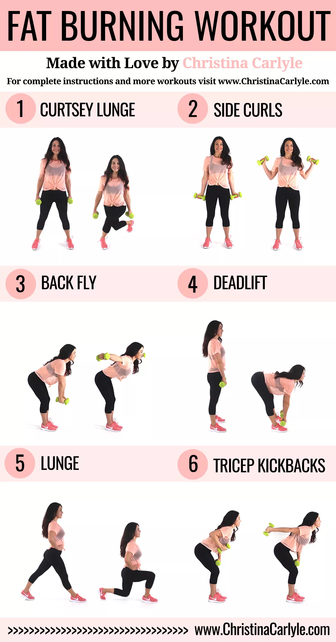 Fat Burning Home Workout for Women Christina Carlyle