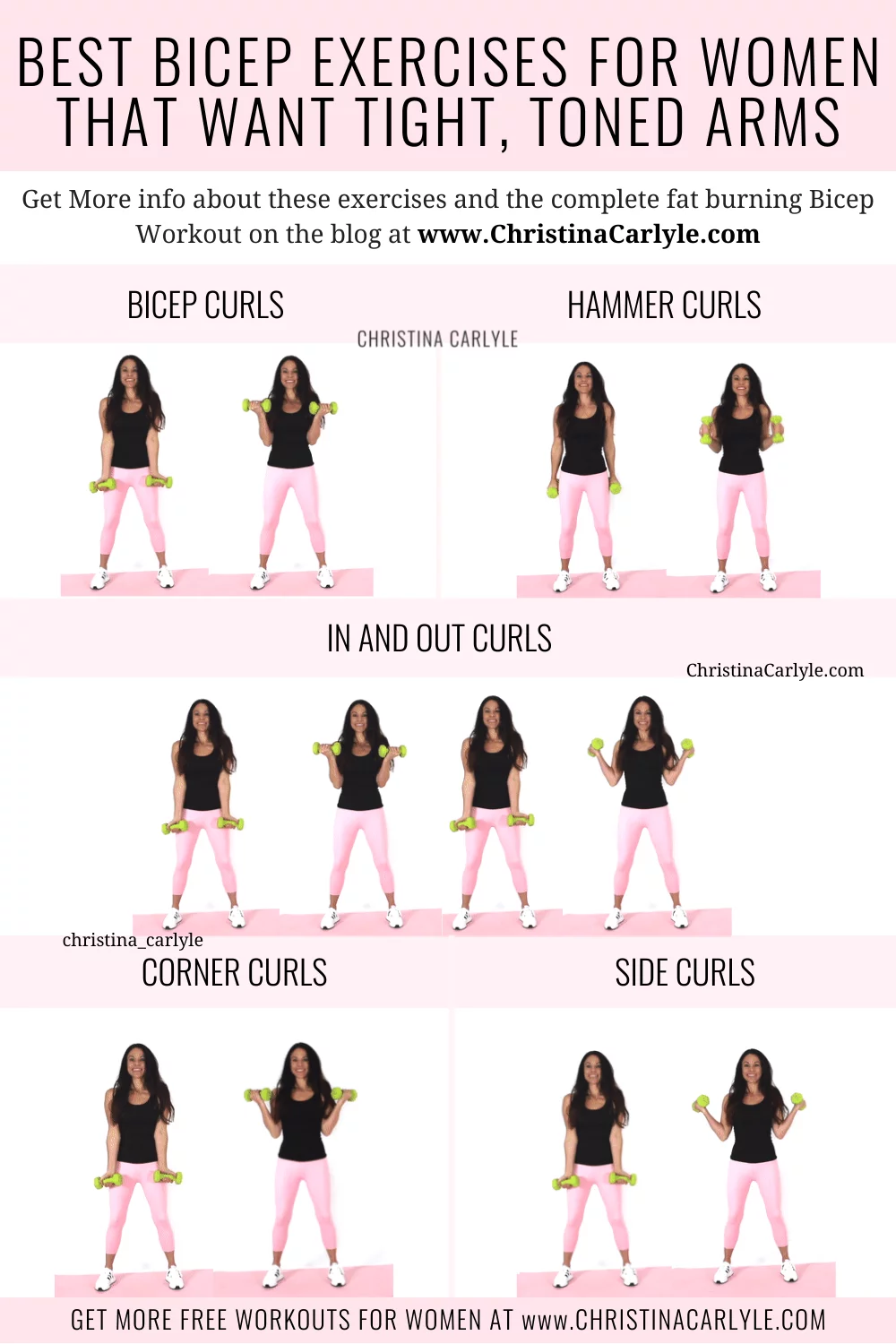 bicep workouts for women