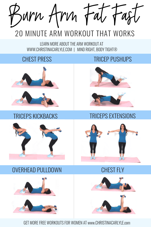 Arm Exercises With Weights Printable