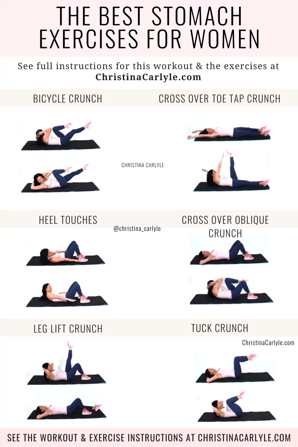 The Best Stomach Exercises for a Tight, Flat, Toned Tummy