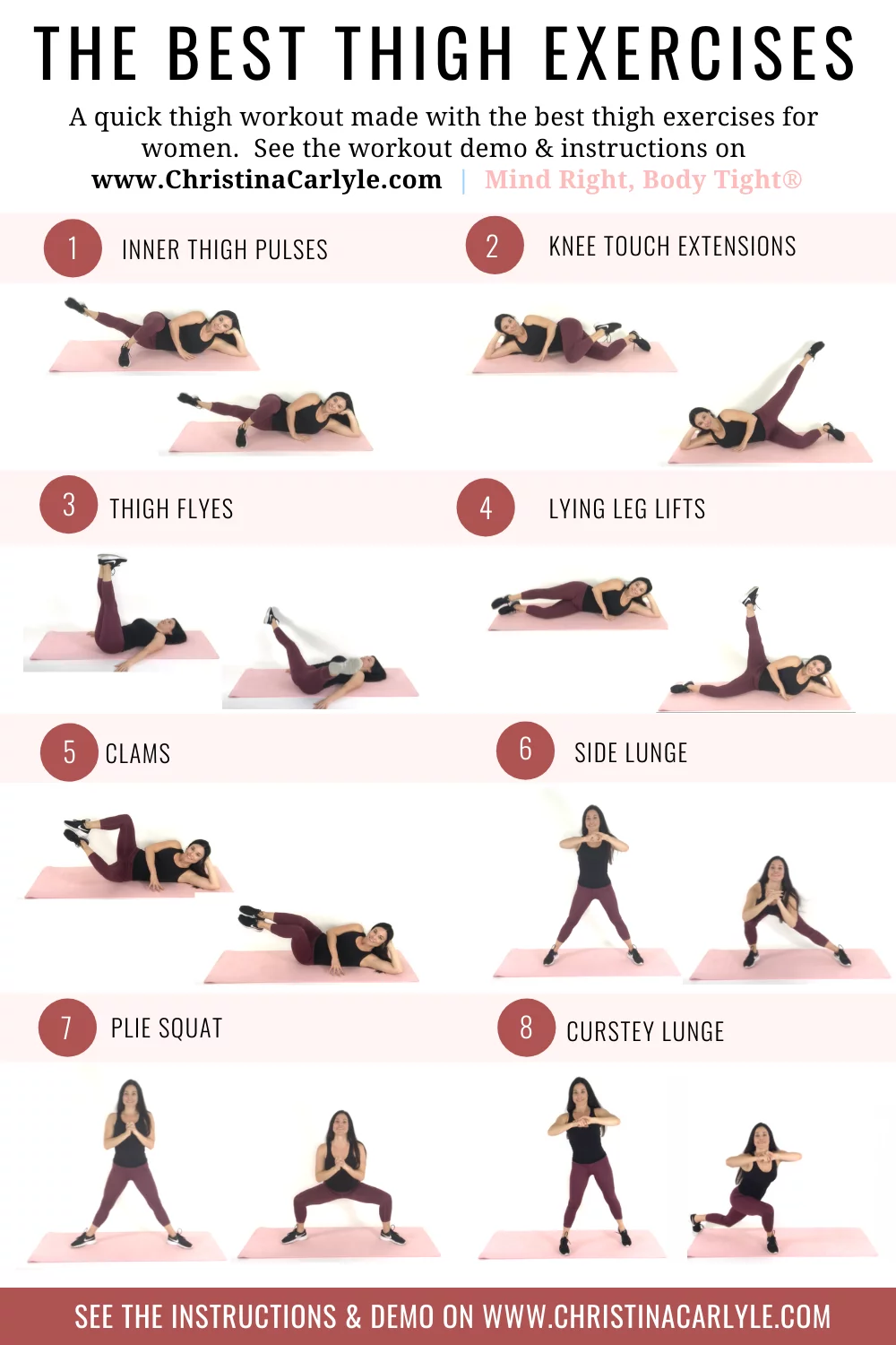 inner thigh workouts before after