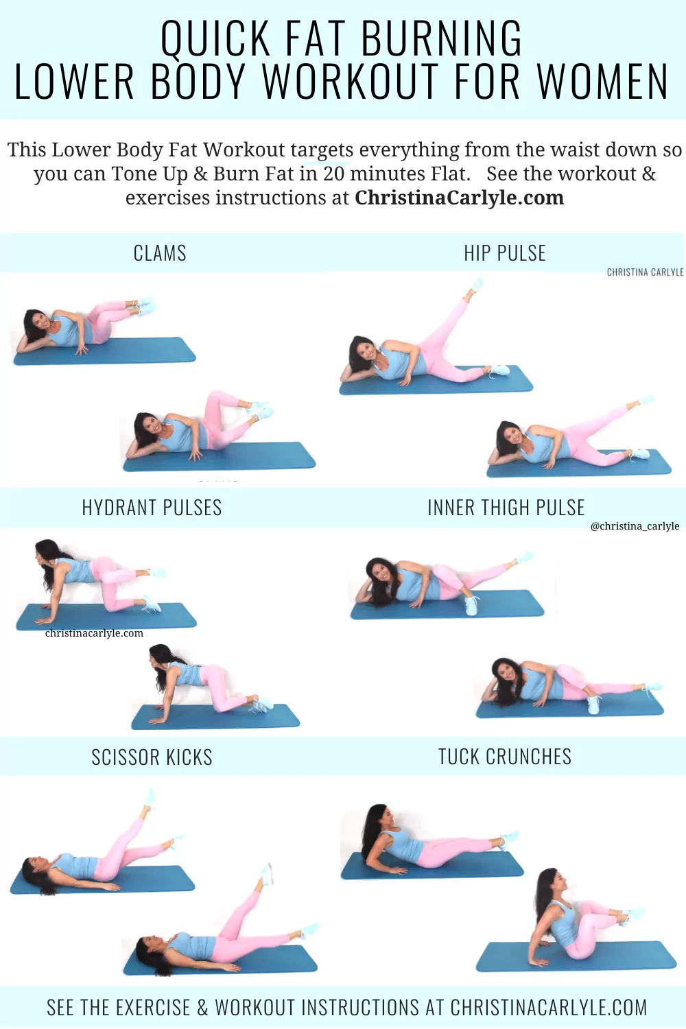 Exercises that Get Rid of Love Handles - Christina Carlyle