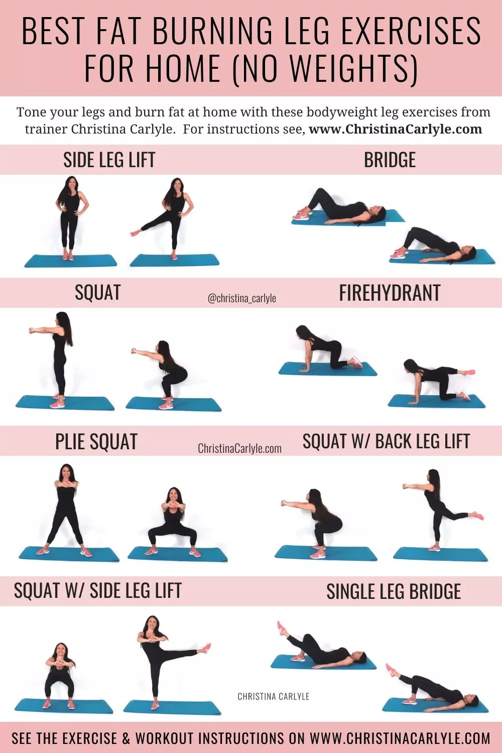 leg exercises without weights