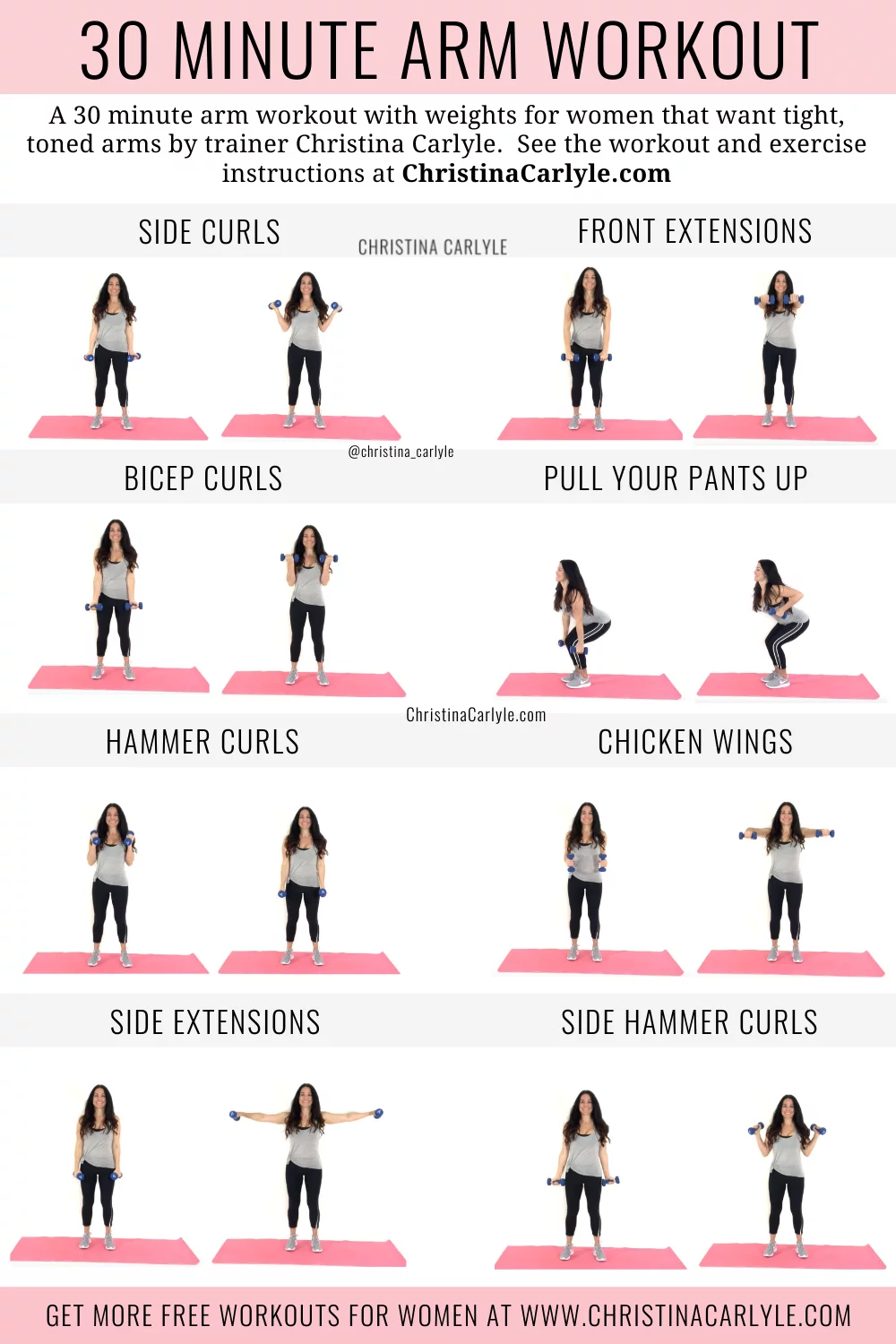 Arm Workout for Women that Want Tight Toned Arms  Easy arm workout, Arm  workout, Fat burning workout routine