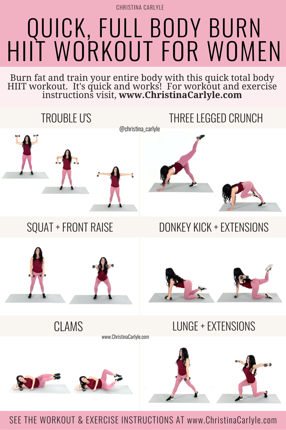 HIIT Workout for Women that Burns Fat & Tones the Full Body