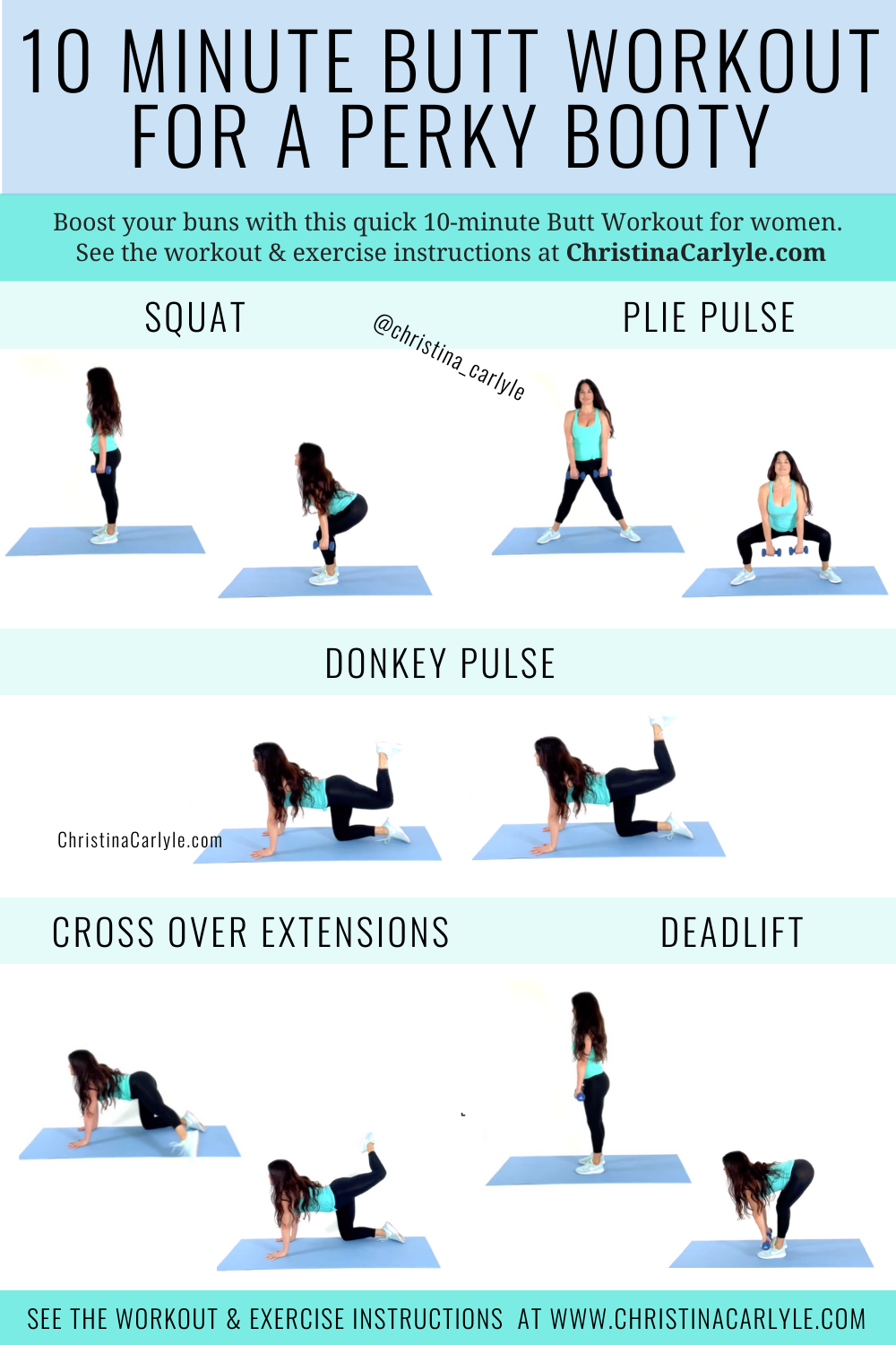 10 Minute Butt Workout For A Perky Lifted Booty