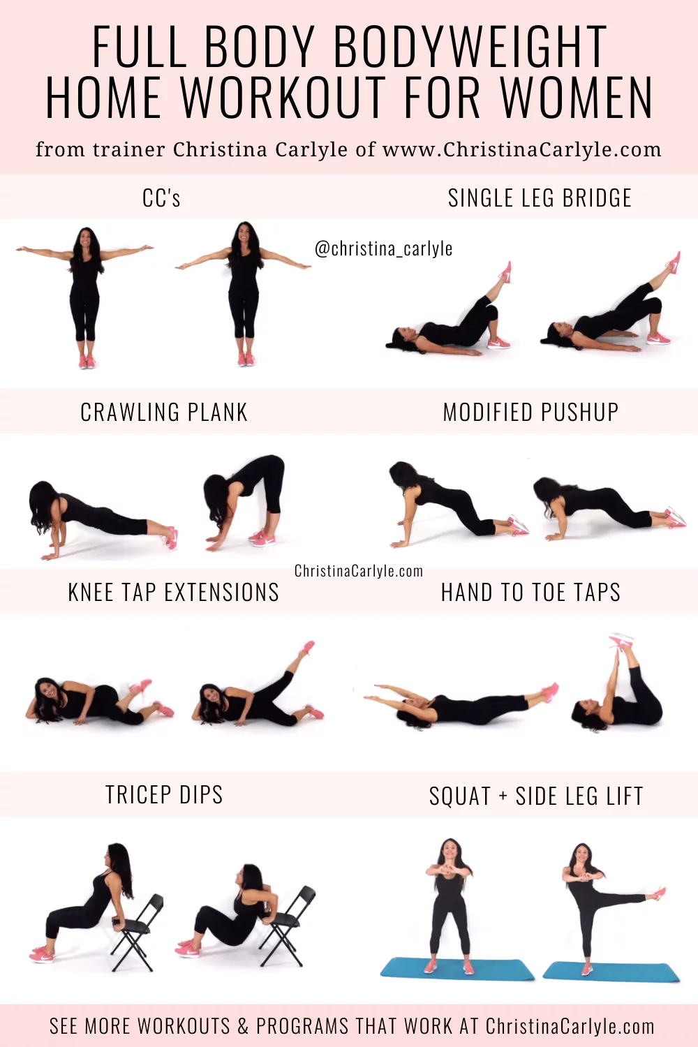 Best Bodyweight Workout For Women Burn Fat Without Equipment
