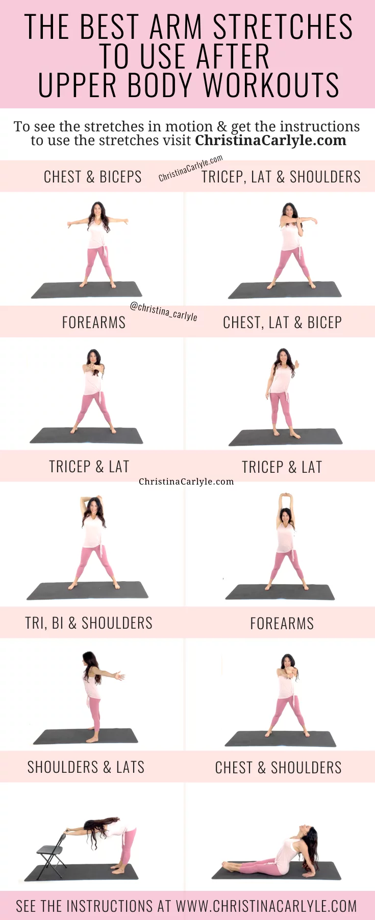 10 Best Arm Stretches to Do after Upper Body Workouts - Christina