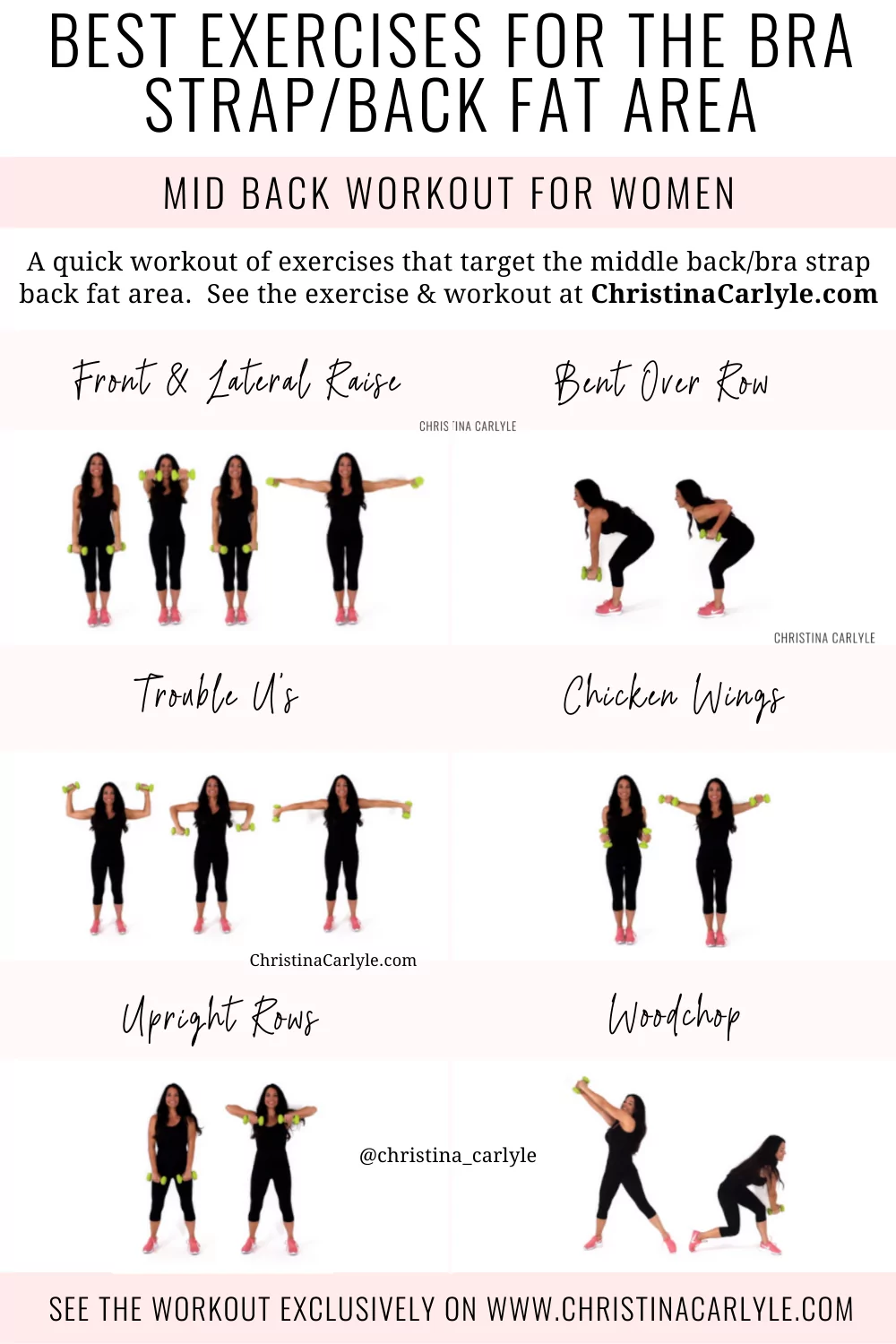 BACK & BRA BULGE 5 Min. Workout  Lose Back Fat in 2 WEEKS!! (No Equipment  / Upper Body Burn) 